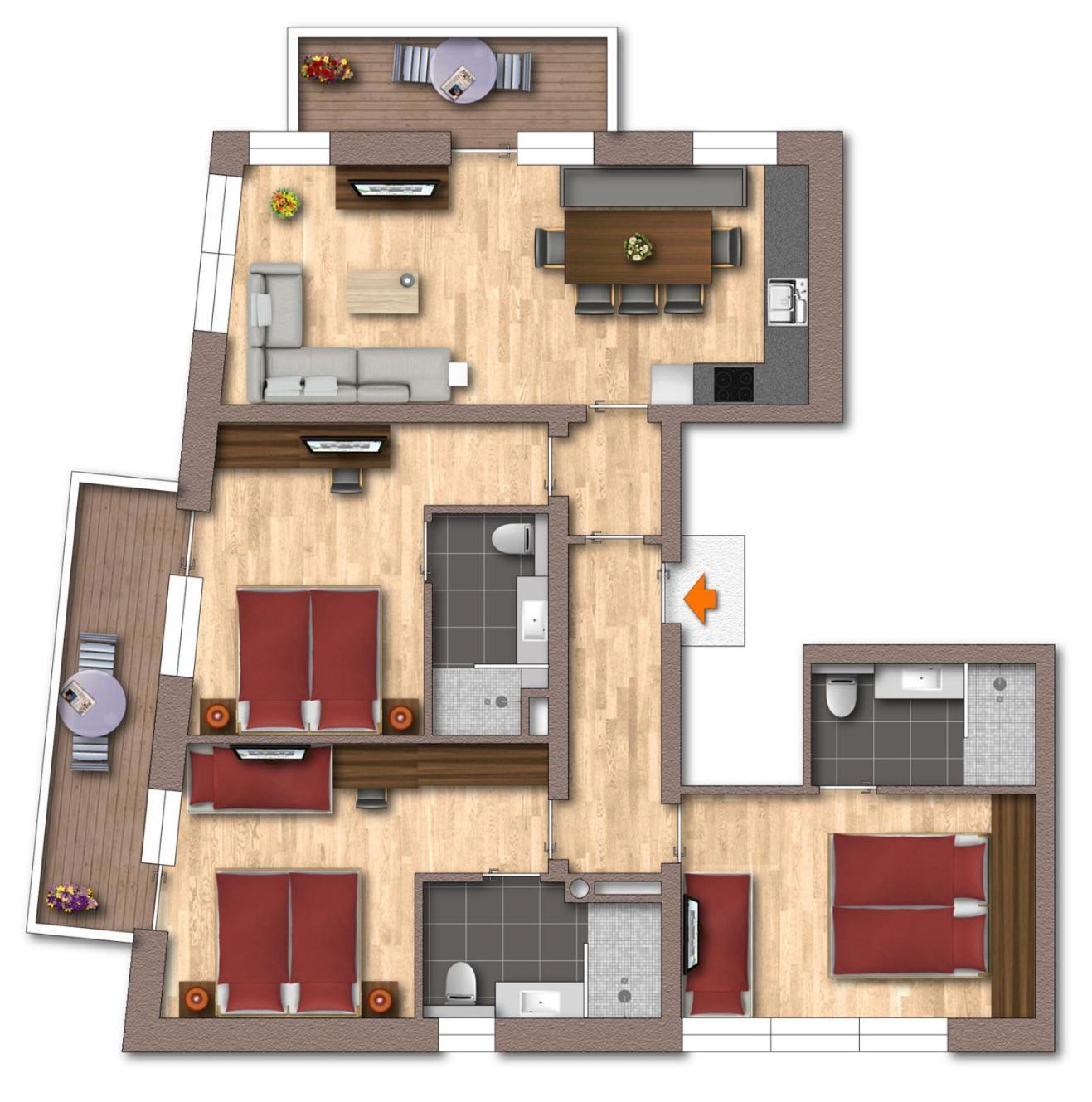 Appartements Alma مايرهوفن المظهر الخارجي الصورة